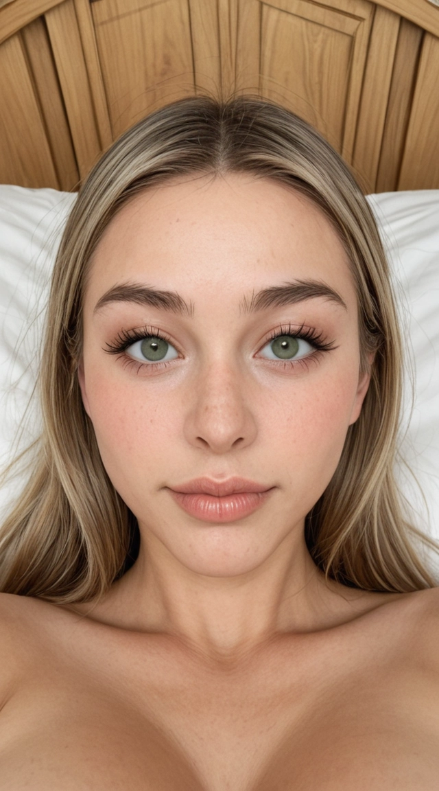 The face is oval, slightly elongated, with a fairly wide for