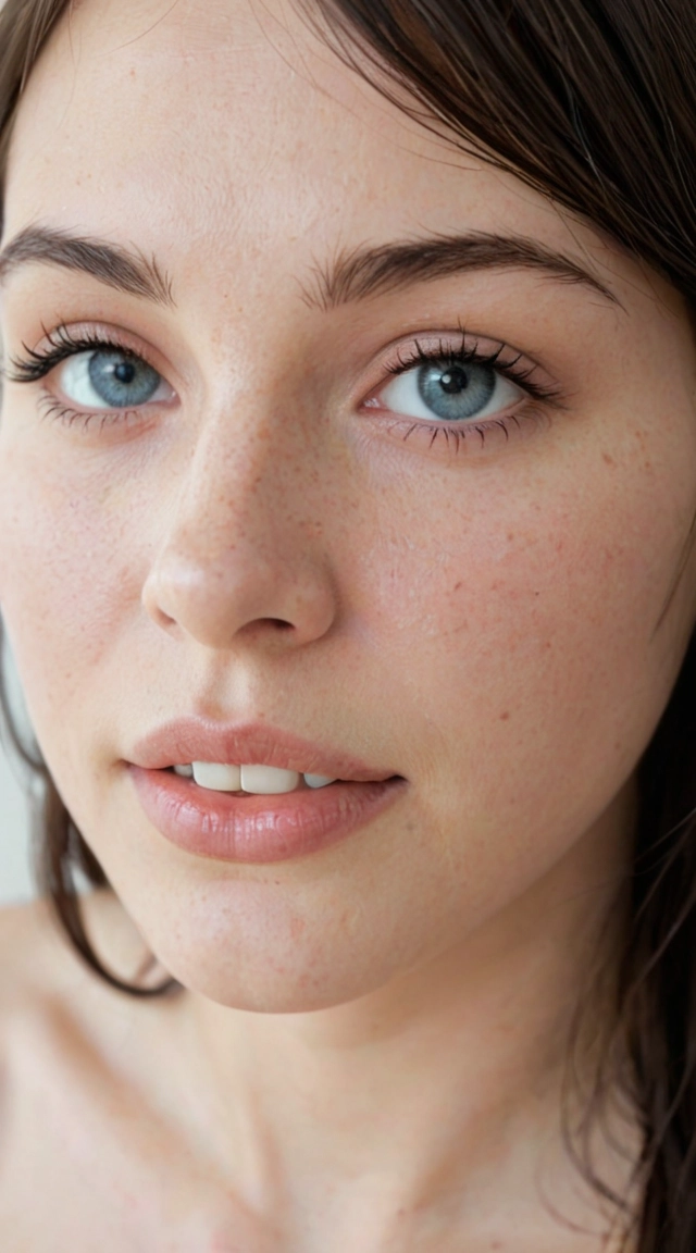 Sensual, non-explicit video of this person — leaning in, slow confident movement, warm low lighting, close-ups on expression and silhouette, fade to black. No sex act shown.